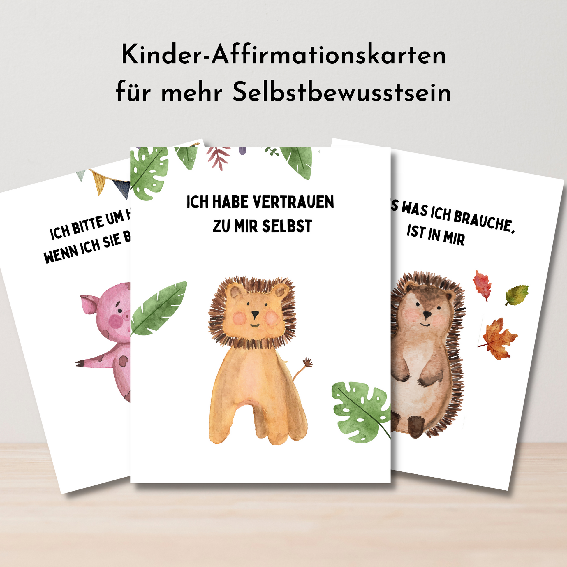 Kinder-Affirmationskarten - Positives Denken und Selbstbewusstsein spielerisch fördern